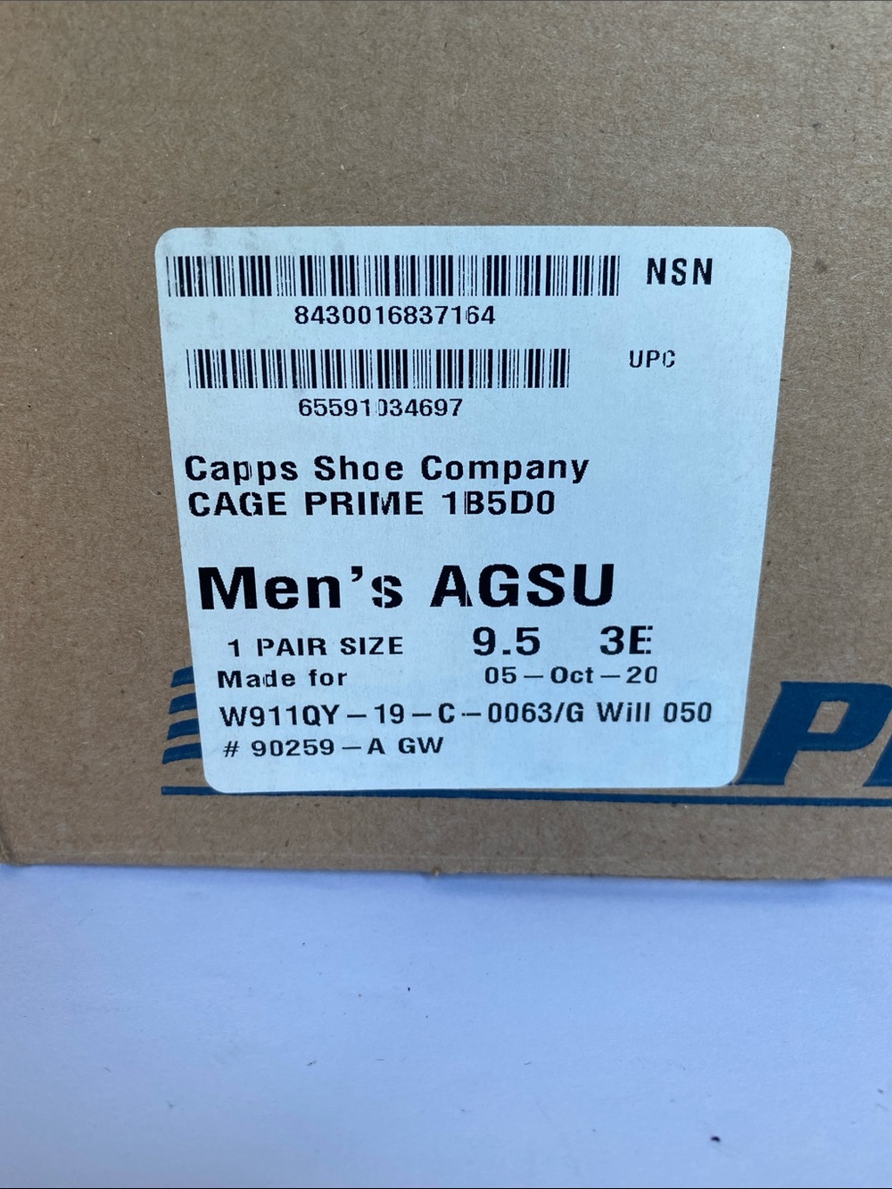 Capps Shoe Company Men’s AGSU Brown Leather Oxfords 9.5 3E - Picture 2 of 9